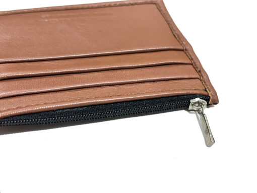 Brown Enforcer Small Men's Leather Card Holder Wallet leather wallets bags belts manufacturer