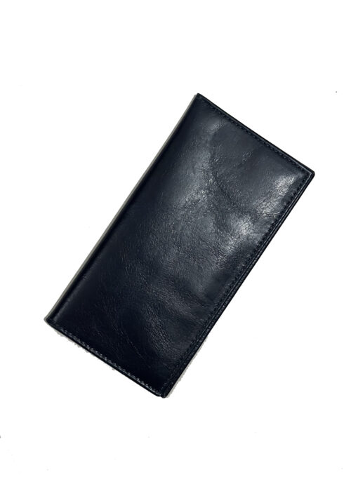 Blue Mobile Phone Magnet Bifold Leather Wallet