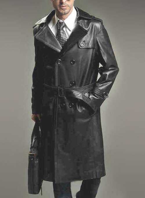 custom leather long coat man jacket hetro solutions UK USA Europe Pakistan